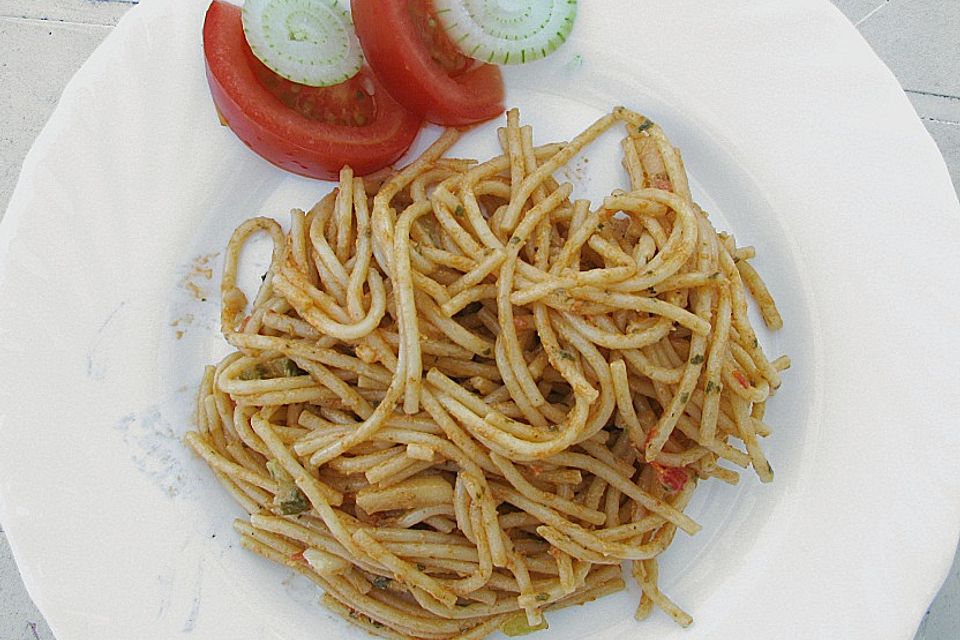 Spaghettisalat a la Karin