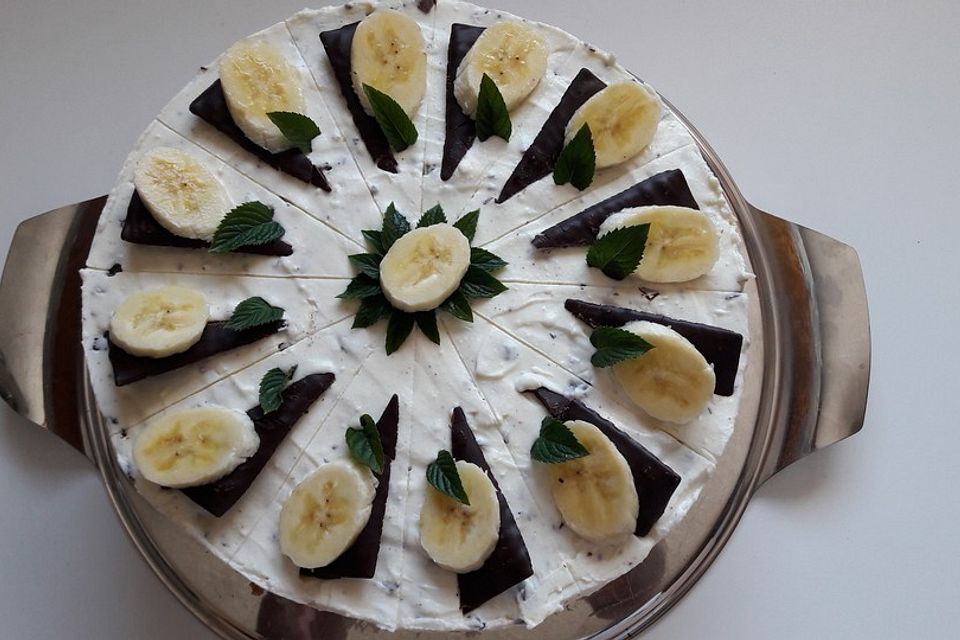 Bananen - Minze - Torte