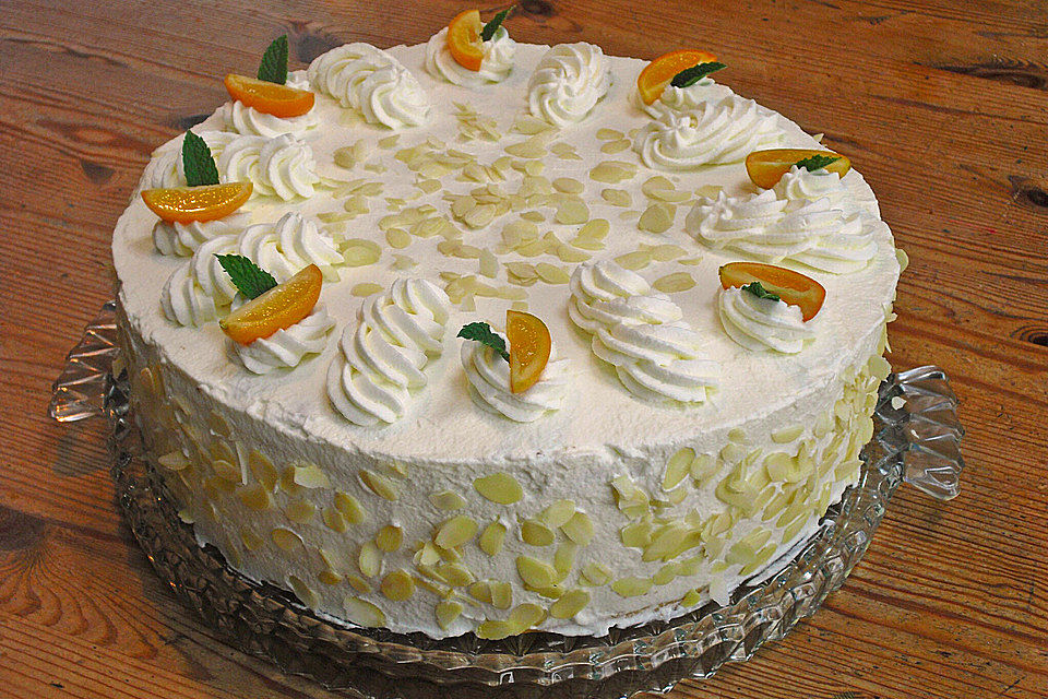 Limetten - Quark - Torte