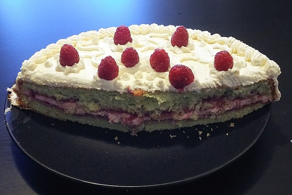 Limetten - Quark - Torte