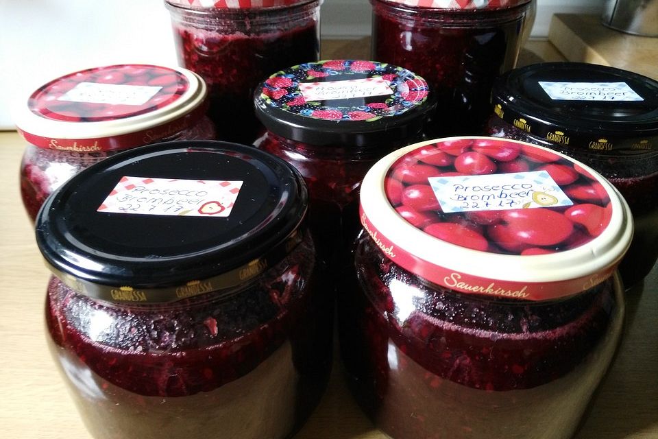 Brombeer-Prosecco-Marmelade