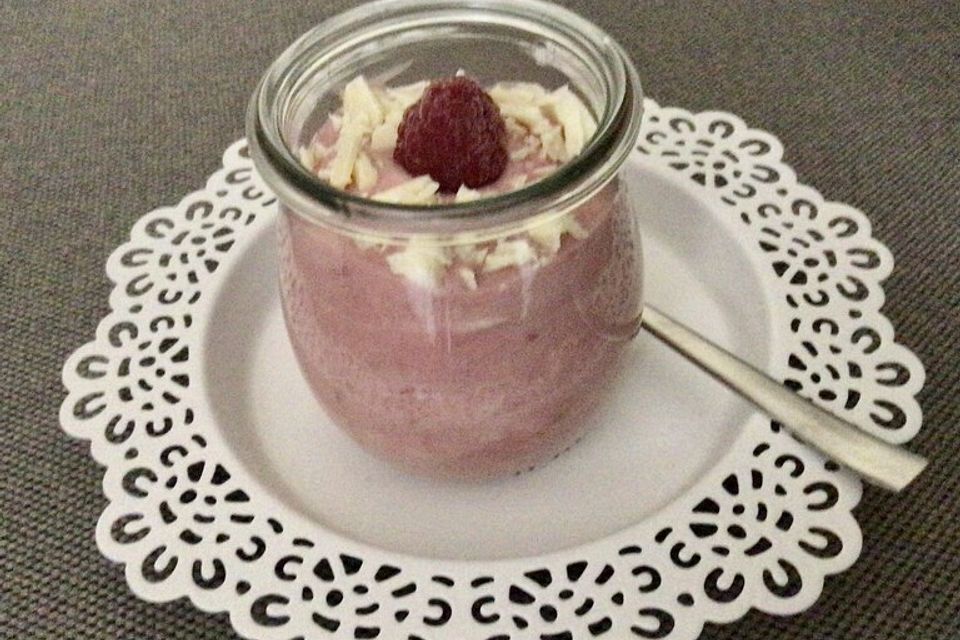 Himbeerpudding