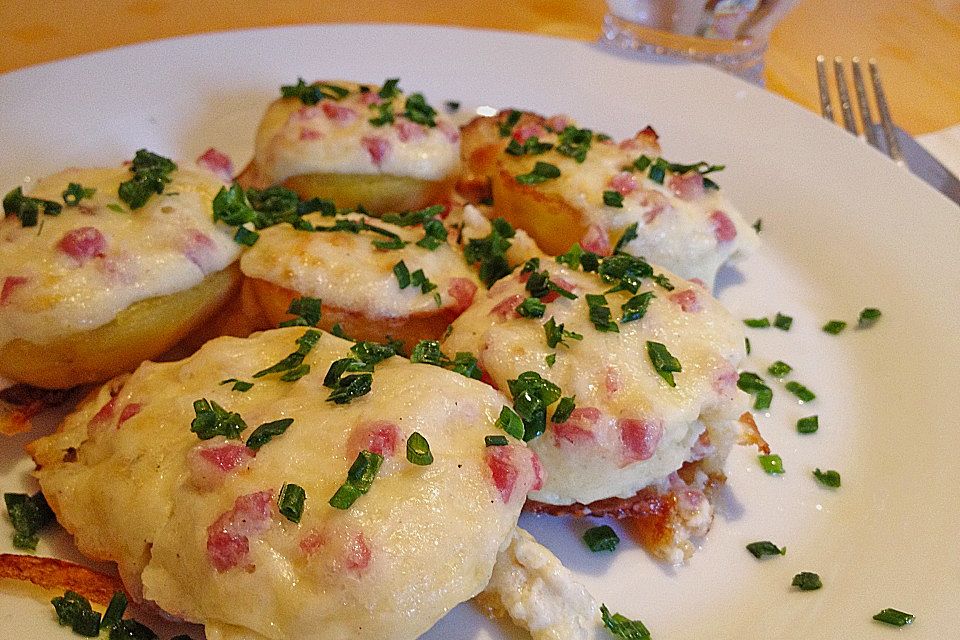 Ofenkartoffeln mit Käsekruste