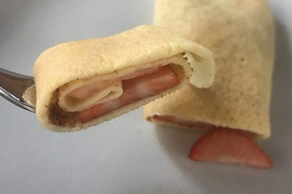 Glutenfreie Pfannkuchen - süße Variante