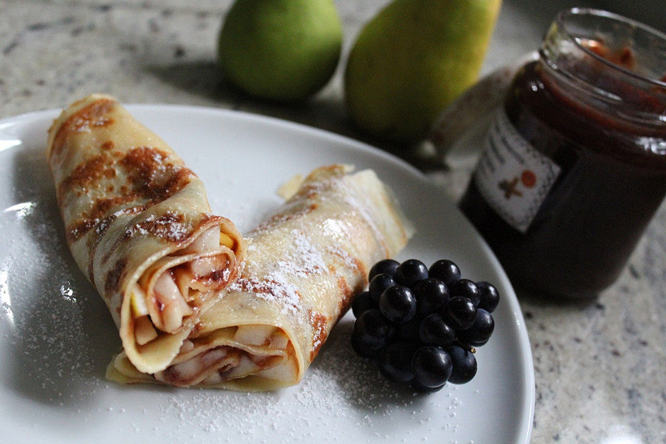 Glutenfreie Pfannkuchen - süße Variante