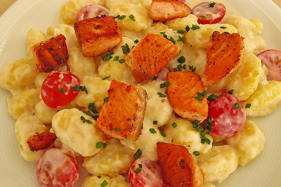 Lachs - Gnocchi