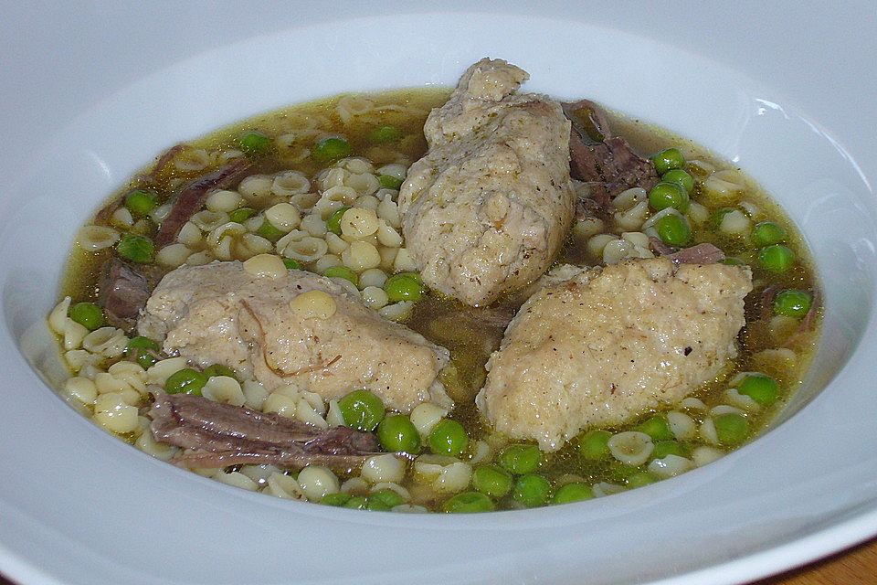 Kalbsbrätnockerl - Suppe