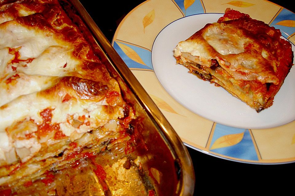 Auberginen - Lasagne