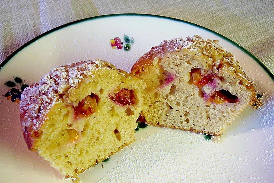 Ahornsirup - Muffins mit Haferflockenstreuseln