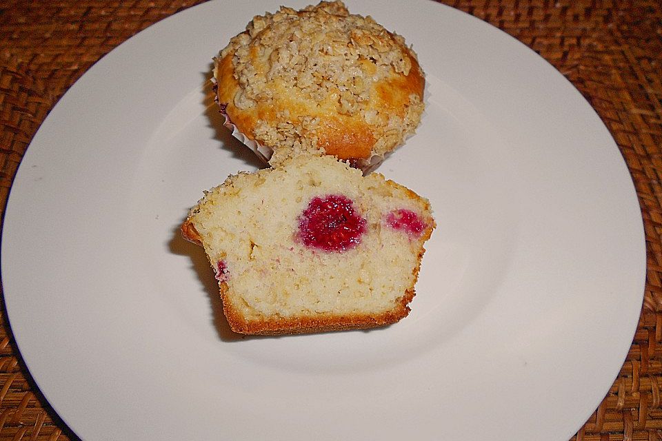 Ahornsirup - Muffins mit Haferflockenstreuseln