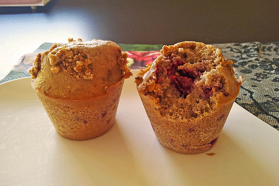 Ahornsirup - Muffins mit Haferflockenstreuseln