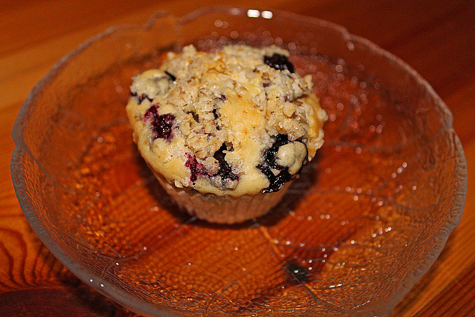 Ahornsirup - Muffins mit Haferflockenstreuseln