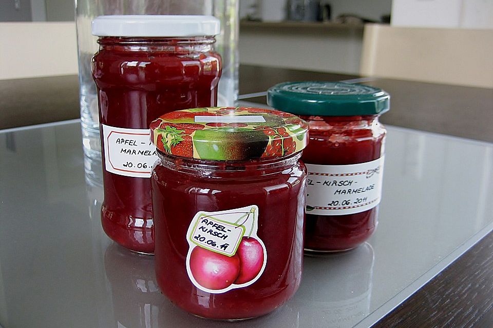 Apfel - Kirsch - Marmelade