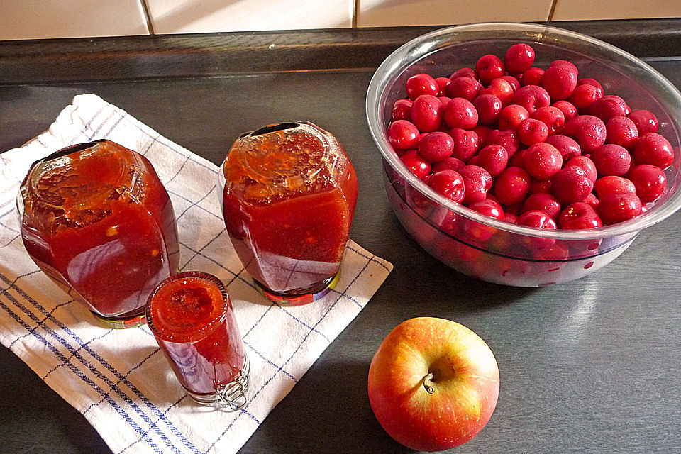 Apfel - Kirsch - Marmelade