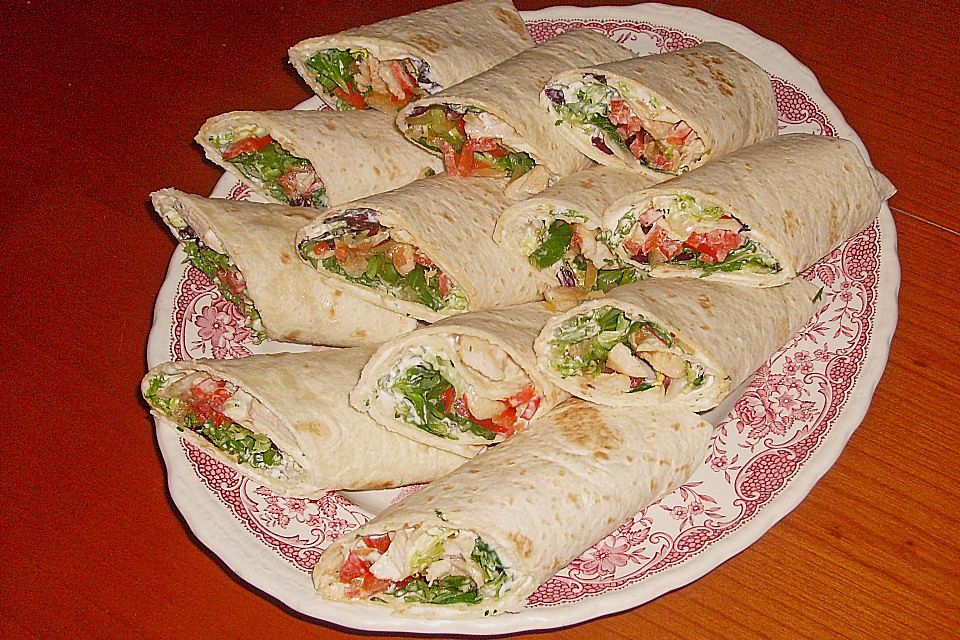 Hähnchen Wraps