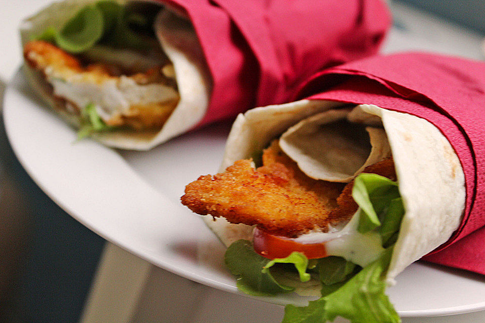 Hähnchen Wraps