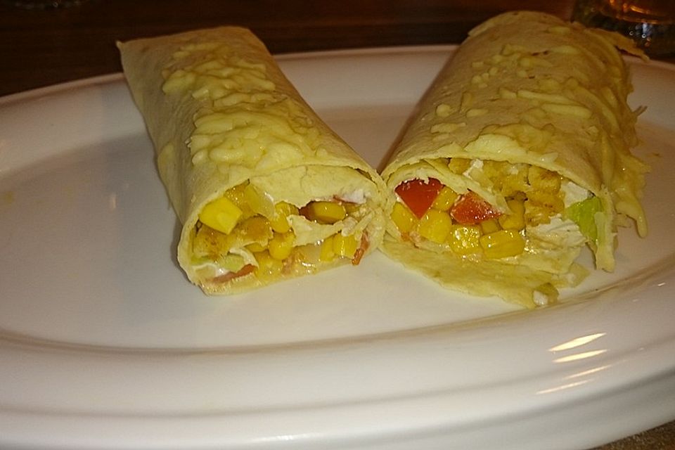 Hähnchen Wraps