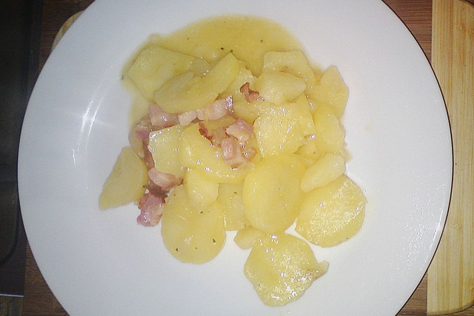 Saure Kartoffeln mit Speck