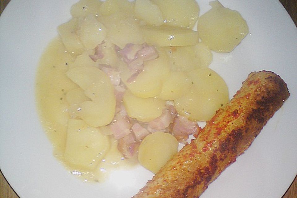 Saure Kartoffeln mit Speck