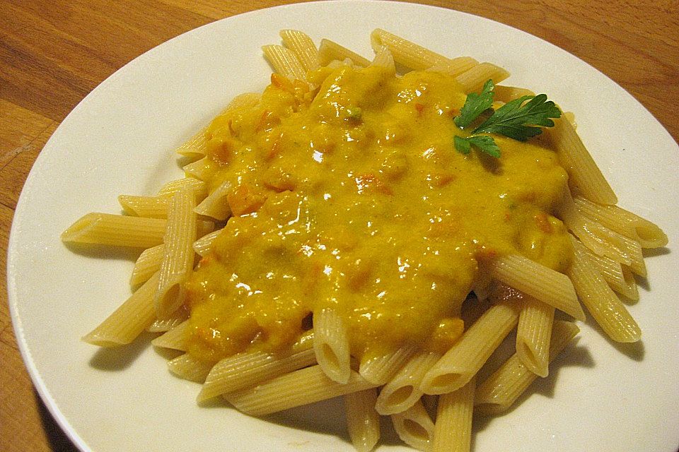 Kürbis - Gorgonzola - Sauce