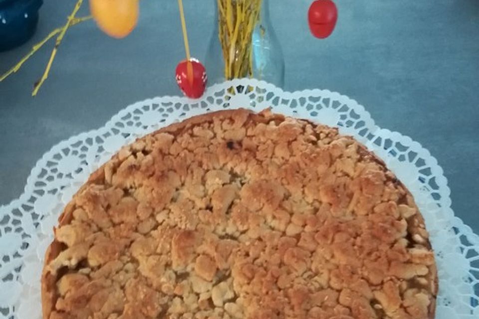 Apfeltorte / Apfelkuchen mit Apfelmus