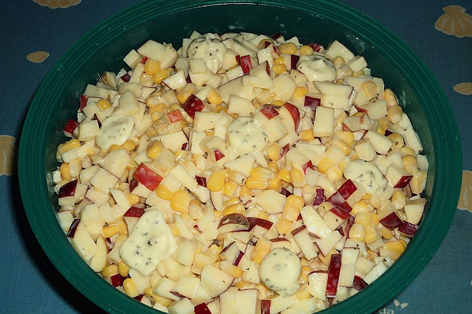 Mais - Apfel - Salat