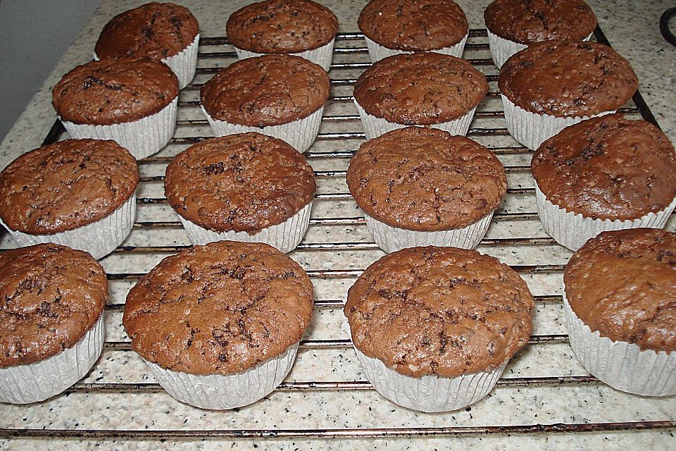 Schokoladige Jumbo - Muffins