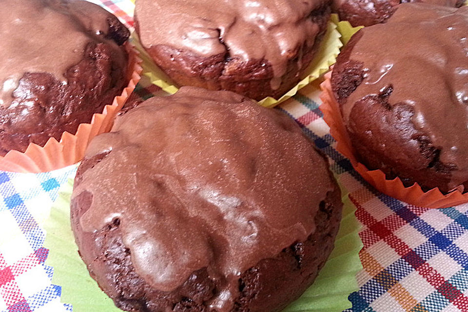 Schokoladige Jumbo - Muffins