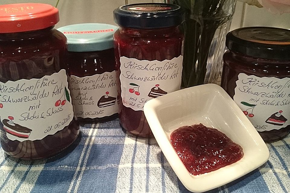 Kirsch - Schokoladen - Marmelade