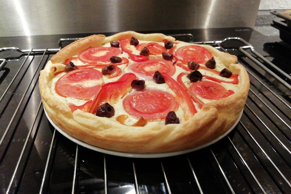 Tomaten-Schafskäse-Quiche