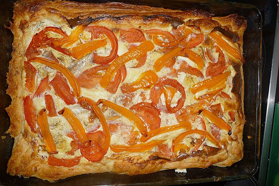 Tomaten-Schafskäse-Quiche