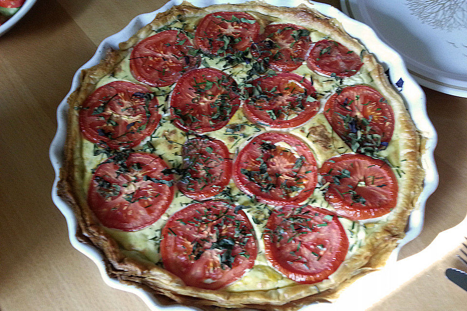 Tomaten-Schafskäse-Quiche