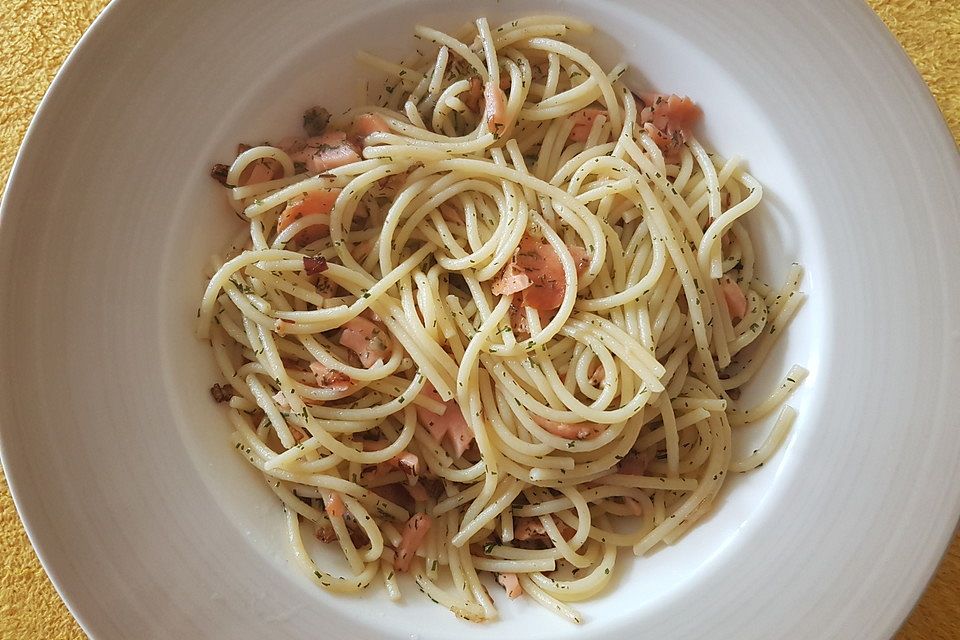 15-Minuten-Lachs-Spaghetti