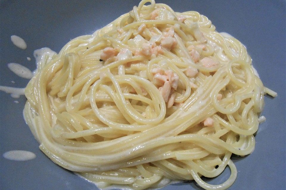 15-Minuten-Lachs-Spaghetti