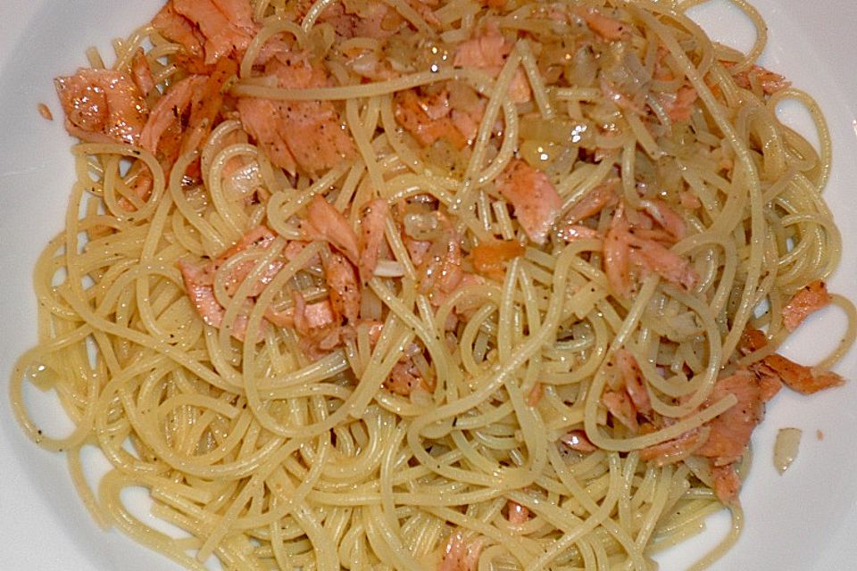 15-Minuten-Lachs-Spaghetti