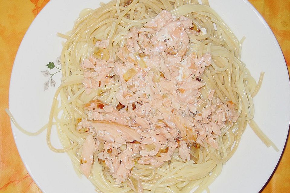 15-Minuten-Lachs-Spaghetti