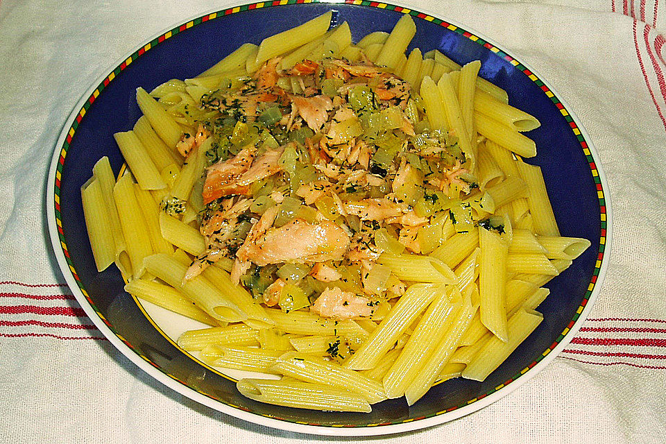 15-Minuten-Lachs-Spaghetti