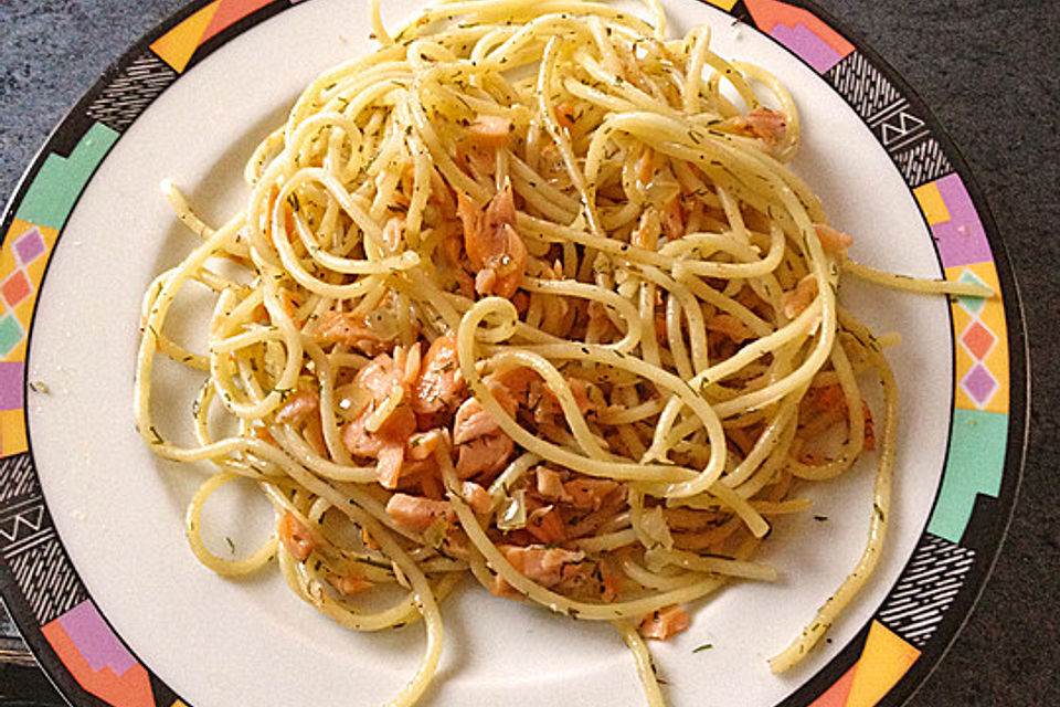 15-Minuten-Lachs-Spaghetti