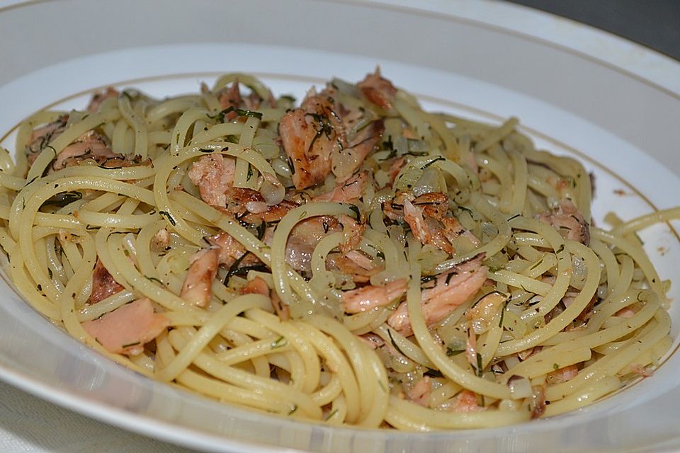 15-Minuten-Lachs-Spaghetti