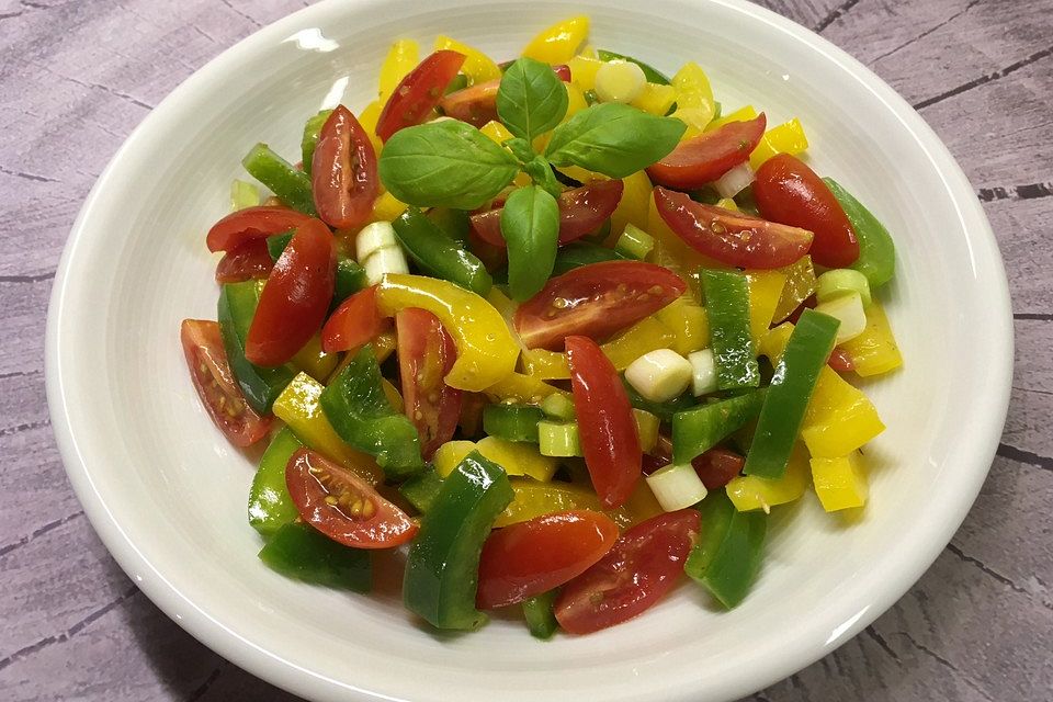 Tomaten - Paprika - Salat