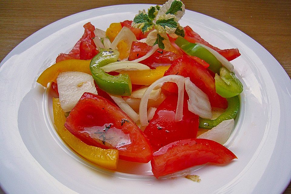 Tomaten - Paprika - Salat