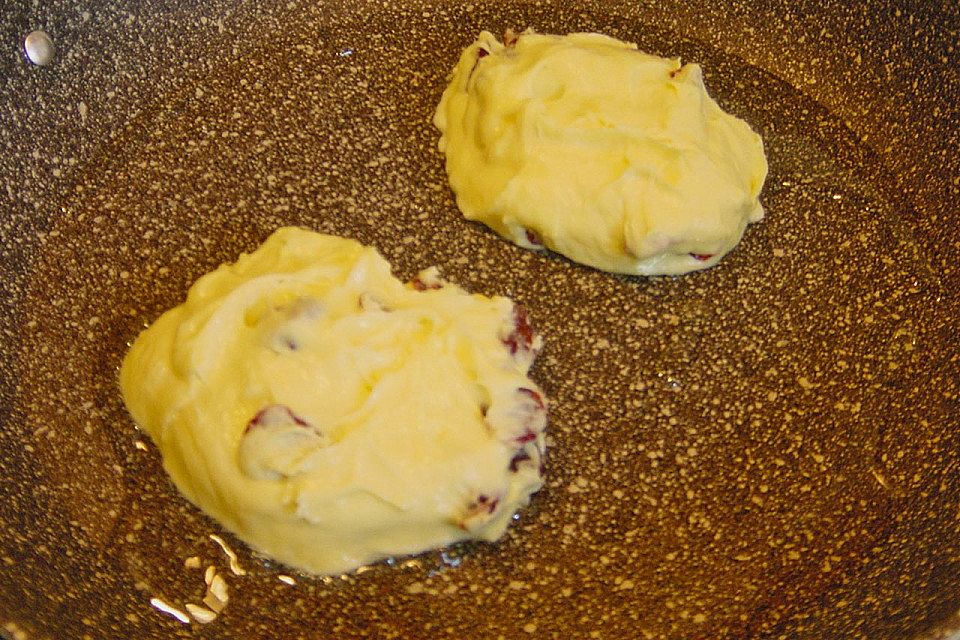 Quarkkäulchen mit Cranberries