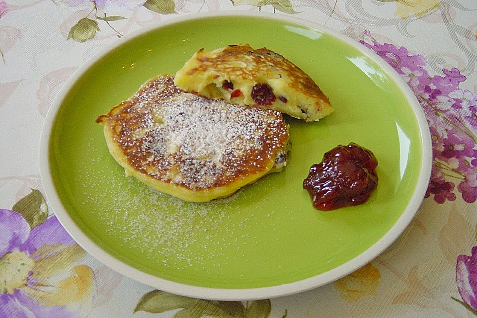 Quarkkäulchen mit Cranberries