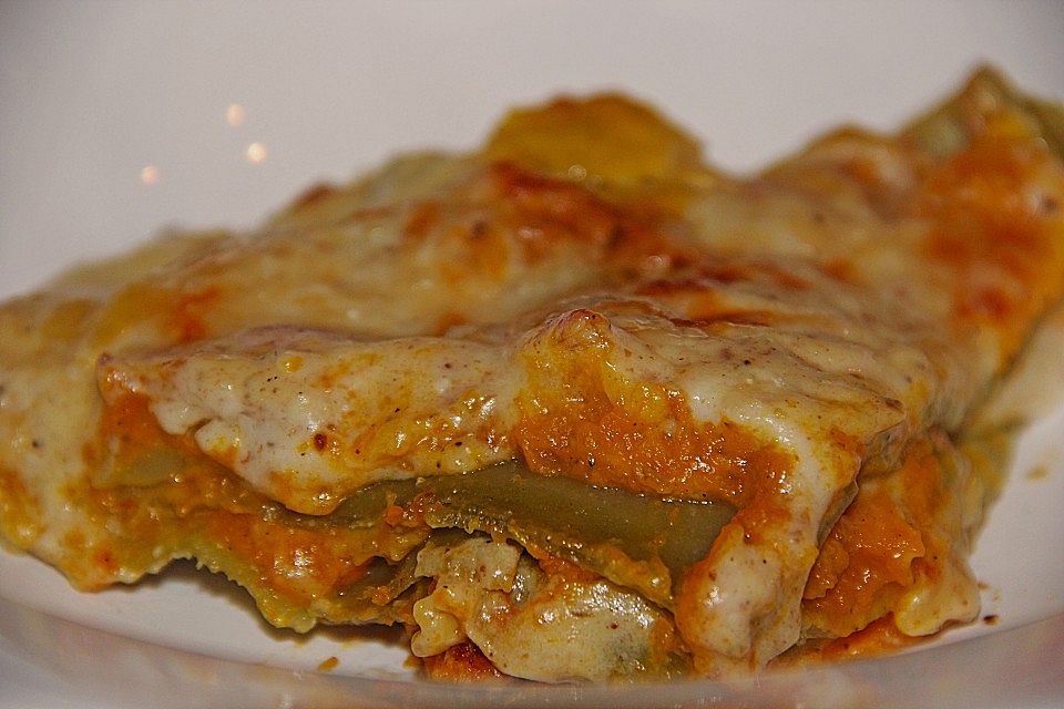 Kürbis Lasagne