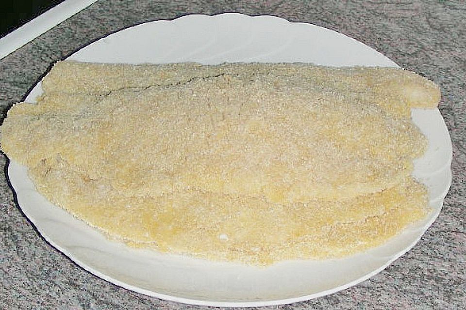 Panierter Pangasius