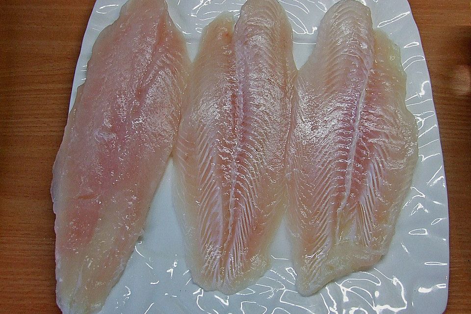 Panierter Pangasius