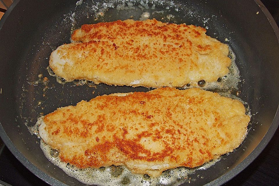 Panierter Pangasius