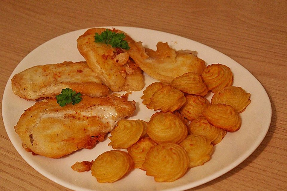 Panierter Pangasius