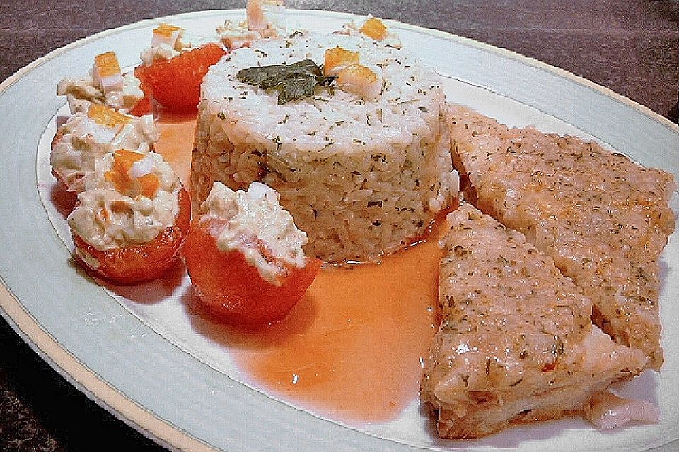 Estragon - Fischfilet mit Käsekruste