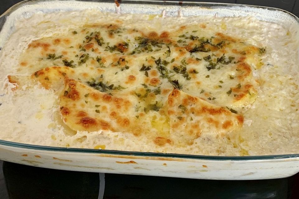 Kartoffelgratin mit Käse